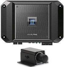 Load image into Gallery viewer, Alpine R2-A60F 4 Ch 600 Watt Car Amplifier &amp; RUX-KNOB Bass Knob &amp; KIT10 AMP Kit