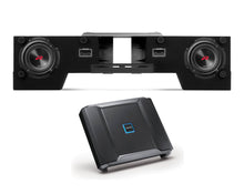 Load image into Gallery viewer, Alpine R2-DB8V-TRK Halo Series 8" ported dual subwoofer enclosure with two 8" R2-Series subwoofers+ Alpine R-A75M R-Series mono subwoofer amplifier 750 watts RMS x 1 at 2 ohms
