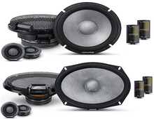 Load image into Gallery viewer, Alpine R2-S65C 6.5" &amp; R2-S69C 6x9" Component Car Audio Speakers