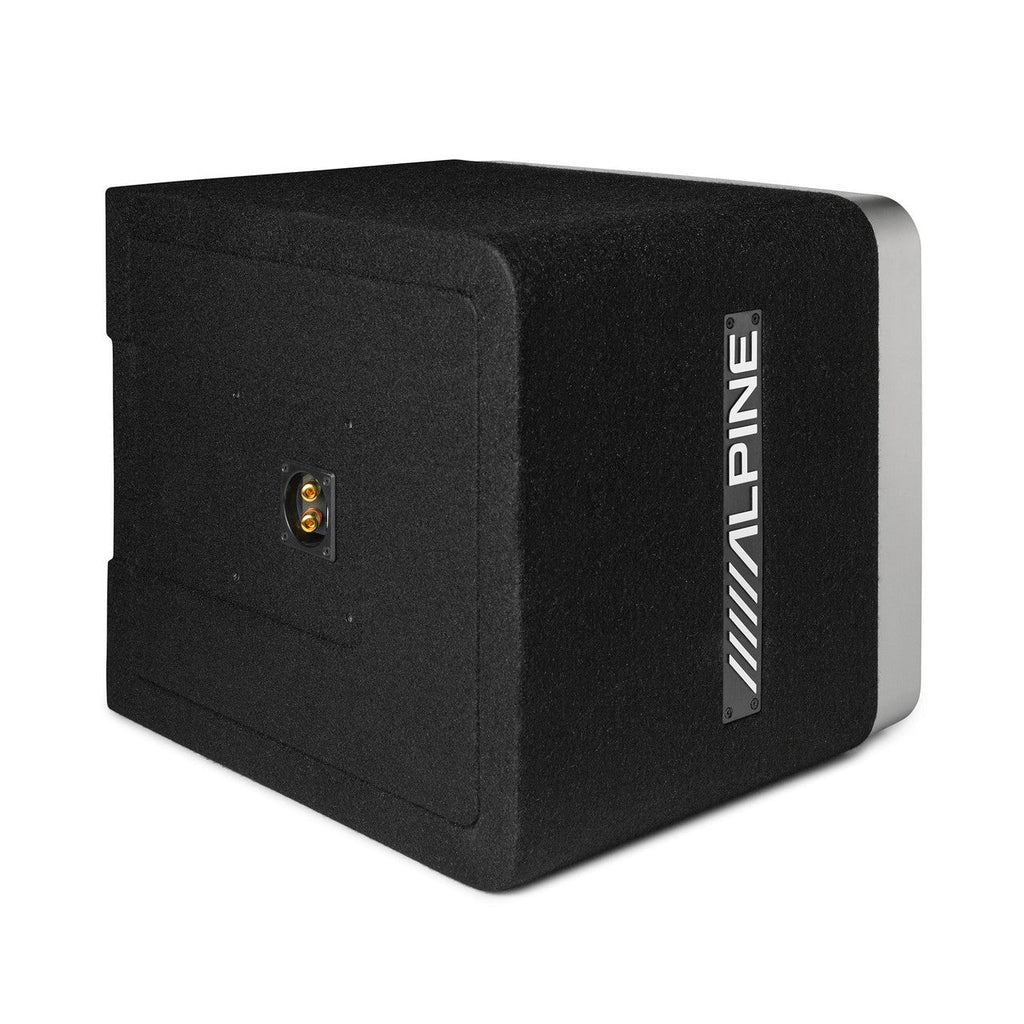 Alpine R2-SB10V-BNDL Package Includes R2-SB10V 10" Enclosure S-A60M Amplifier RUX-KNOB.2 remote