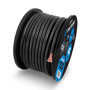 Raptor R4BK8-250 250ft 8 AWG Red CCA Mid-series Power Cable