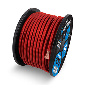 Raptor R4R8-250 250ft 8 AWG Red CCA Mid-series Power Cable
