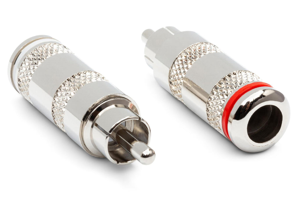 Hosa RCA-025 RCA Cable-mount Connector Left & Right 2-piece Set