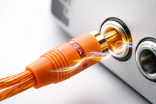 Load image into Gallery viewer, 2 Absolute RCA3OR 3ft Orange RCA Cable 100% OFC Oxygen Copper 2-Ch Stereo Interconnect Twisted Pair Noise Reduction Gold-Plated Connectors HiFi Audio Cable for Car/Home Audio