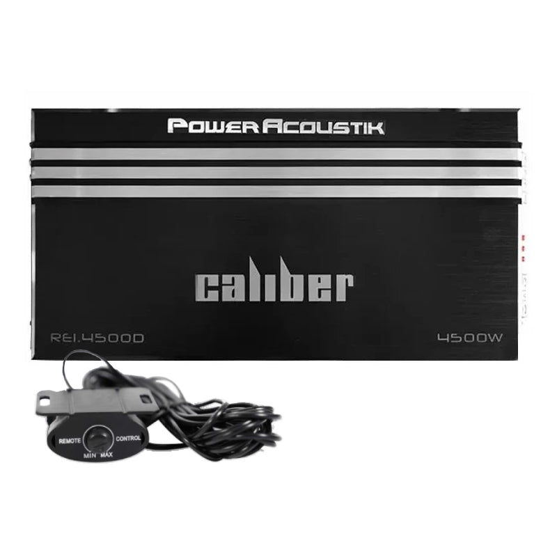 Power Acoustik  RE1-4500D 4500W Power Class-D Mono Subwoofer Car Amplifier Remote Control