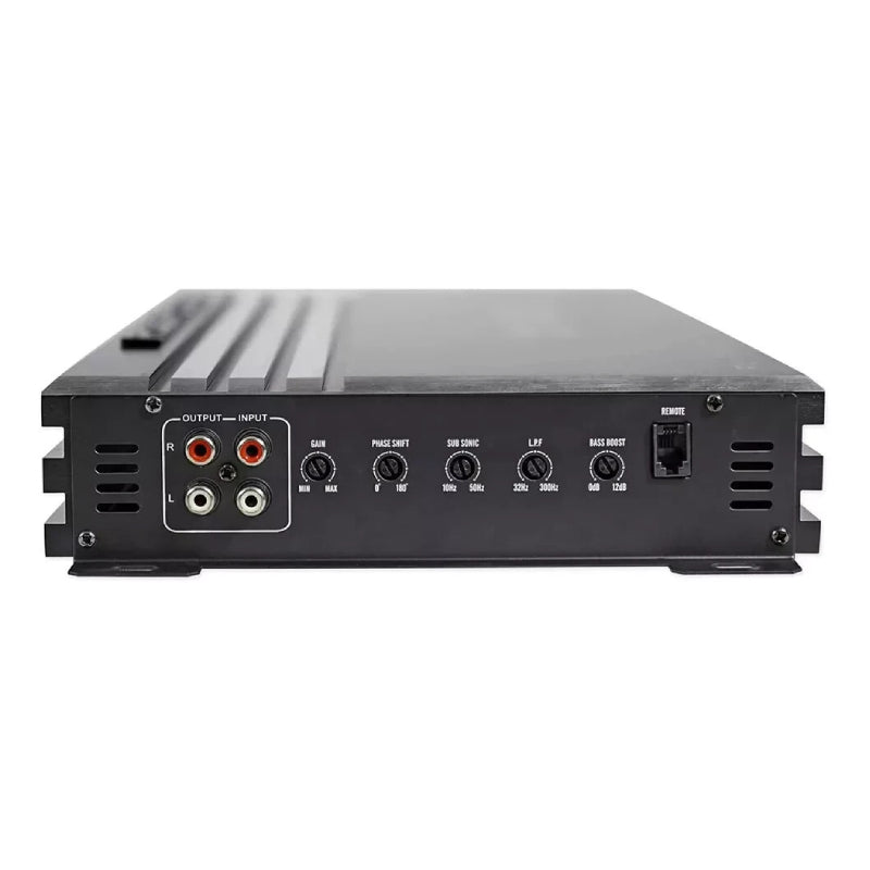 Power Acoustik  RE1-4500D 4500W Power Class-D Mono Subwoofer Car Amplifier Remote Control