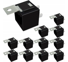 Load image into Gallery viewer, 12V 5 Pin SPDT 30/40 Amp Relay Socket Metal Tab Auto Marine homes Truck RV ATV 12 Pack