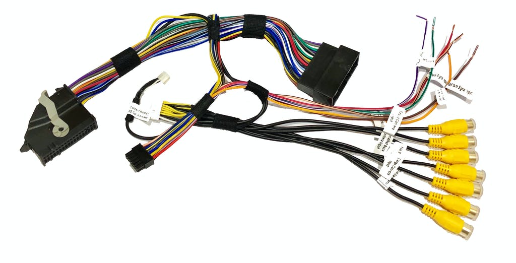 Crux RFM-FD4 Multi View Integration Interface with Side Mirror Mounted Cameras for Ford F150 with 4” Full Color Screen