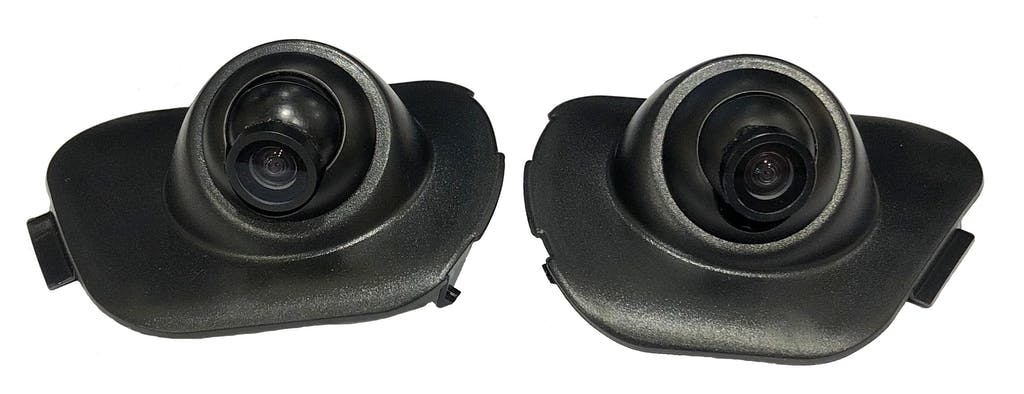 Crux RFM-FD4 Multi View Integration Interface with Side Mirror Mounted Cameras for Ford F150 with 4” Full Color Screen