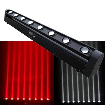 2 MR DJ ELMH800 8 Eye 8x12W RGBW LED Beam Moving Head Spotlight Lighting Pro Equipment Church Wedding DJ Party KTV Show
