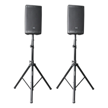 Load image into Gallery viewer, Gator Rok-It RI-SPKRSTDSET-200-AL Aluminum Tripod Speaker Stand Set with Bag