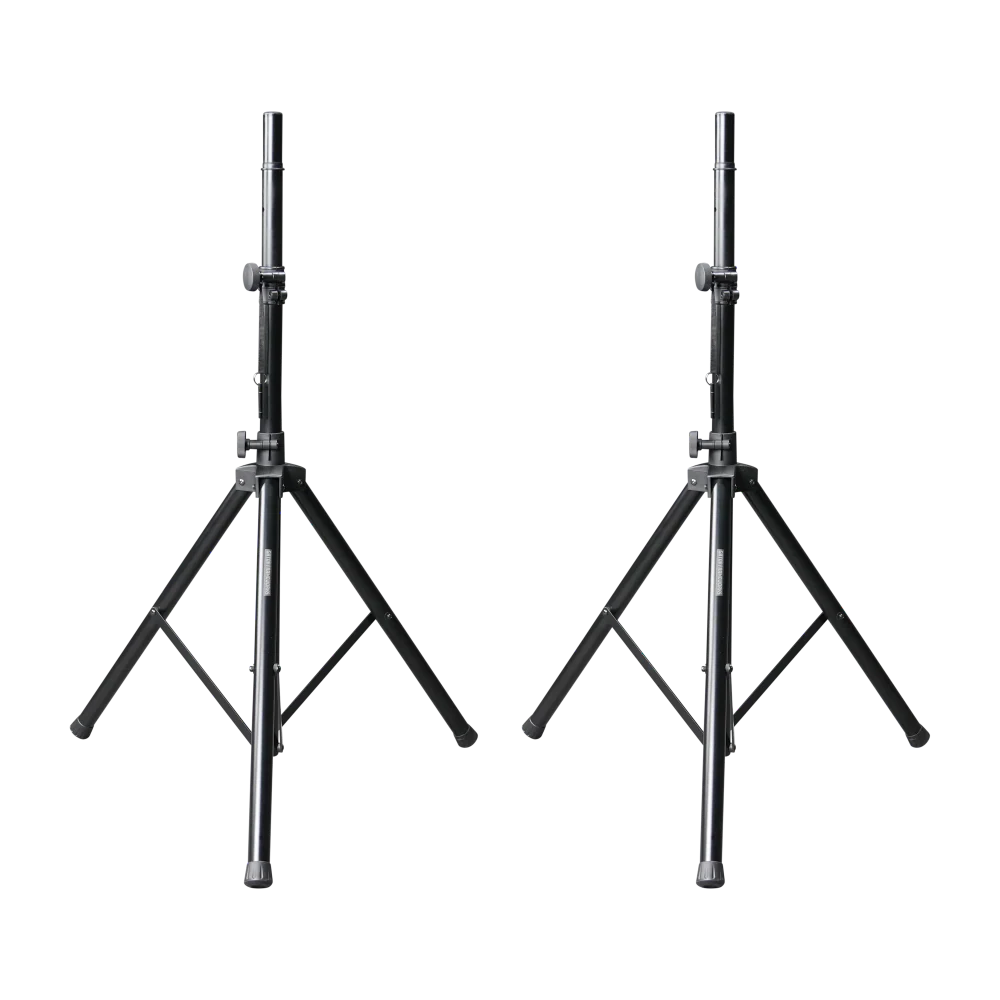 Gator Rok-It RI-SPKRSTDSET-200-AL Aluminum Tripod Speaker Stand Set with Bag