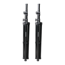 Load image into Gallery viewer, Gator Rok-It RI-SPKRSTDSET-200-AL Aluminum Tripod Speaker Stand Set with Bag