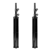 Load image into Gallery viewer, Gator Rok-It RI-SPKRSTDSET-250-AL Aluminum Tripod Speaker Stand Set with Deluxe Bag