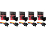 Absolute 12V 30/40 Amp SPDT Automotive Marine Bosch Tyco Style 5 Pin Relay & Wires & Harness Socket 5 PACK