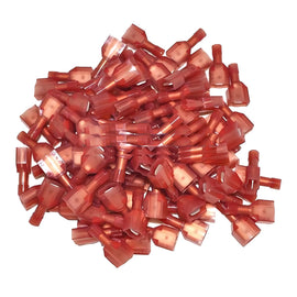 Install Bay RNMD250F Red Nylon Male Quick Disconnect 22-18 Gauge .250