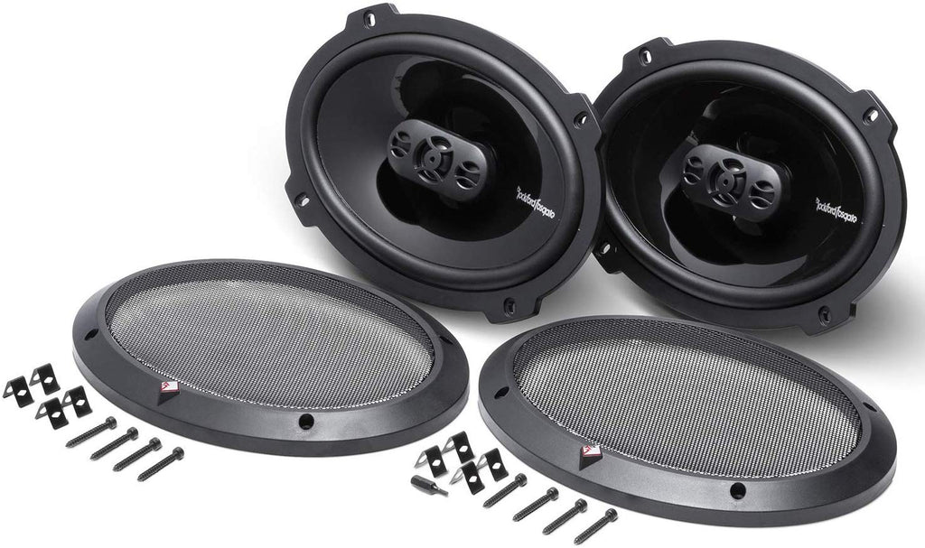 Rockford Fosgate Punch P1694 6" X 9" 300W 4-Way + P1683 6" X 8" 3-Way 260W Speakers