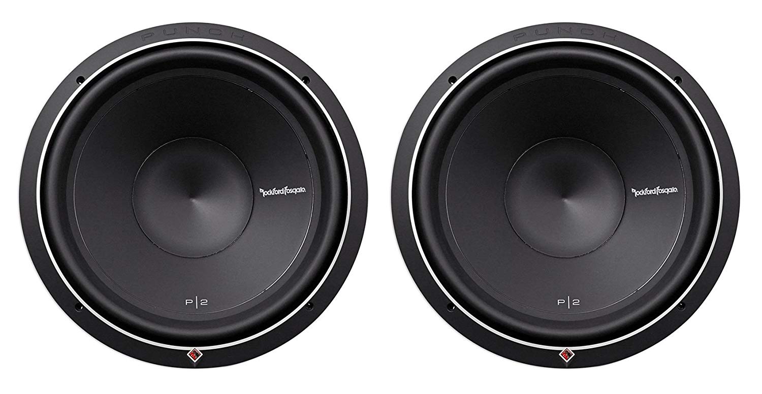 2 Rockford Fosgate Punch P2D2-8 2 Ohm 8-Inch 250 Watts RMS 1000 Watts Peak