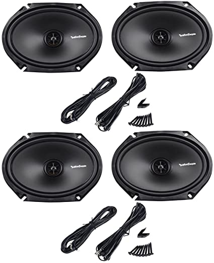 4 Rockford Fosgate R168X2 Prime<BR/> 220W Max (110W RMS) 6" x 8" 2-Way PRIME Series Coaxial Car Speakers