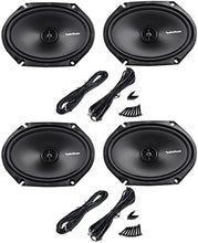 Load image into Gallery viewer, 4 Rockford Fosgate R168X2 Prime<BR/> 220W Max (110W RMS) 6" x 8" 2-Way PRIME Series Coaxial Car Speakers