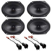 Load image into Gallery viewer, Rockford 6x8" Front+Rear Factory Speaker Replacement Kit For 2007 Ford Mustang
