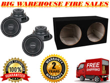 Load image into Gallery viewer, New 2 Rockford Fosgate R2D4-12 12" Subwoofer 500 Watts + Enclosure Bass