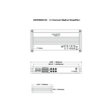 Load image into Gallery viewer, Cerwin Vega SRPM1100.5DW SRPM Stroker 5-Channel Full Range Class-D Amplifier (White)