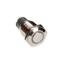 Load image into Gallery viewer, Race Sport Lighting RS-2P16MM-LEDW 16mm LED 2-Position On/Off Switch (White) - Chrome Finish