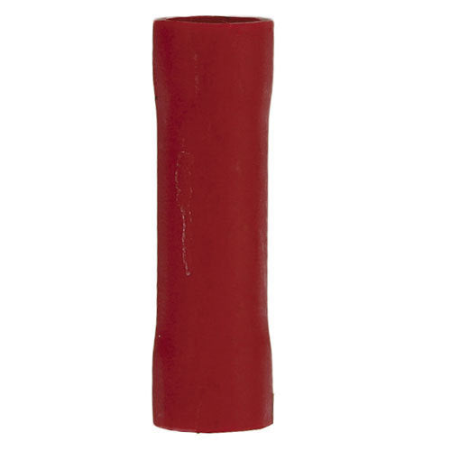 Install Bay RVBC8 Red Vinyl Butt Connector 8 Gauge Package of 100