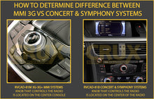 Load image into Gallery viewer, Crux RVCAD-81B  Rear-view Integration and Front Camera input for 2008 – 2014 Audi Vehicles w/Concert Radio and No MMi