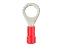 Load image into Gallery viewer, Install Bay RVRT14 Red Vinyl Ring Terminal 22-18 Gauge 1/4in - Package of 100