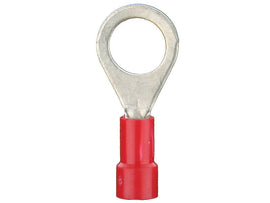 Install Bay RVRT838 Red Vinyl Ring Terminal 8 Gauge 3/8 inch - Package of 25
