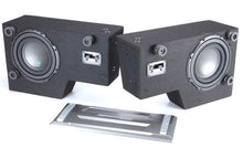 Load image into Gallery viewer, Alpine S-DB8V-TRK Halo Series 8" ported dual subwoofer enclosure with two 8" S-Series subwoofers+ Alpine S-A60M S-Series mono subwoofer amplifier 600 watts RMS x 1 at 2 ohms