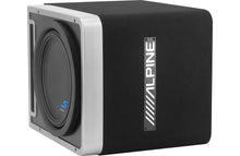 Load image into Gallery viewer, Alpine S-SB10V-PWR Halo 10" Bass Package Includes S-SB10V linkable 10" ported sub enclosure and KTA-200M compact 200-watt mono amplifier