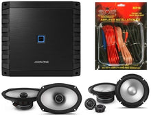 Load image into Gallery viewer, Alpine S2-S65C 6.5" Component, S2-S69 6x9" Speaker S2-A36F Amplifier, KIT10 Kit