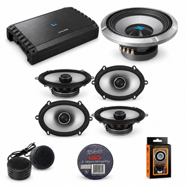 Alpine S2-A55V 5-Ch Amp + 2 S2-S68 6x8
