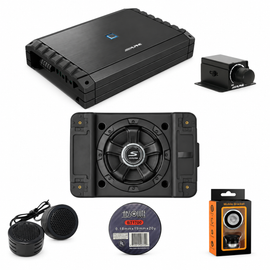 Alpine S2-A55V 5-Ch Amplifier + SS-SB10 10