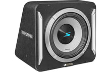 Load image into Gallery viewer, Alpine S2-SB12 PrismaLink™ S2-Series sealed subwoofer enclosure with 12" subwoofer and RGB lighting