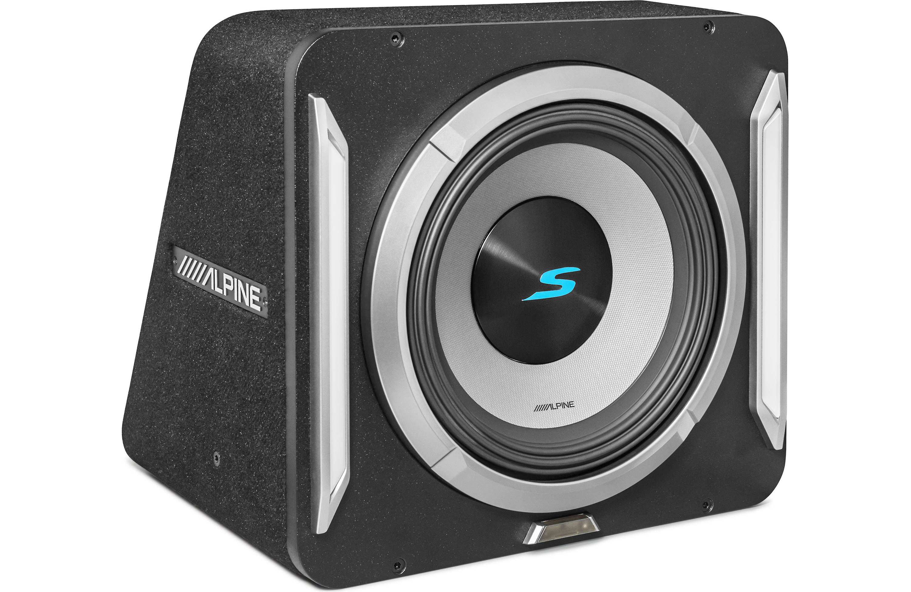 Alpine S2-SB12 PrismaLink™ S2-Series sealed subwoofer enclosure with 12" subwoofer and RGB lighting