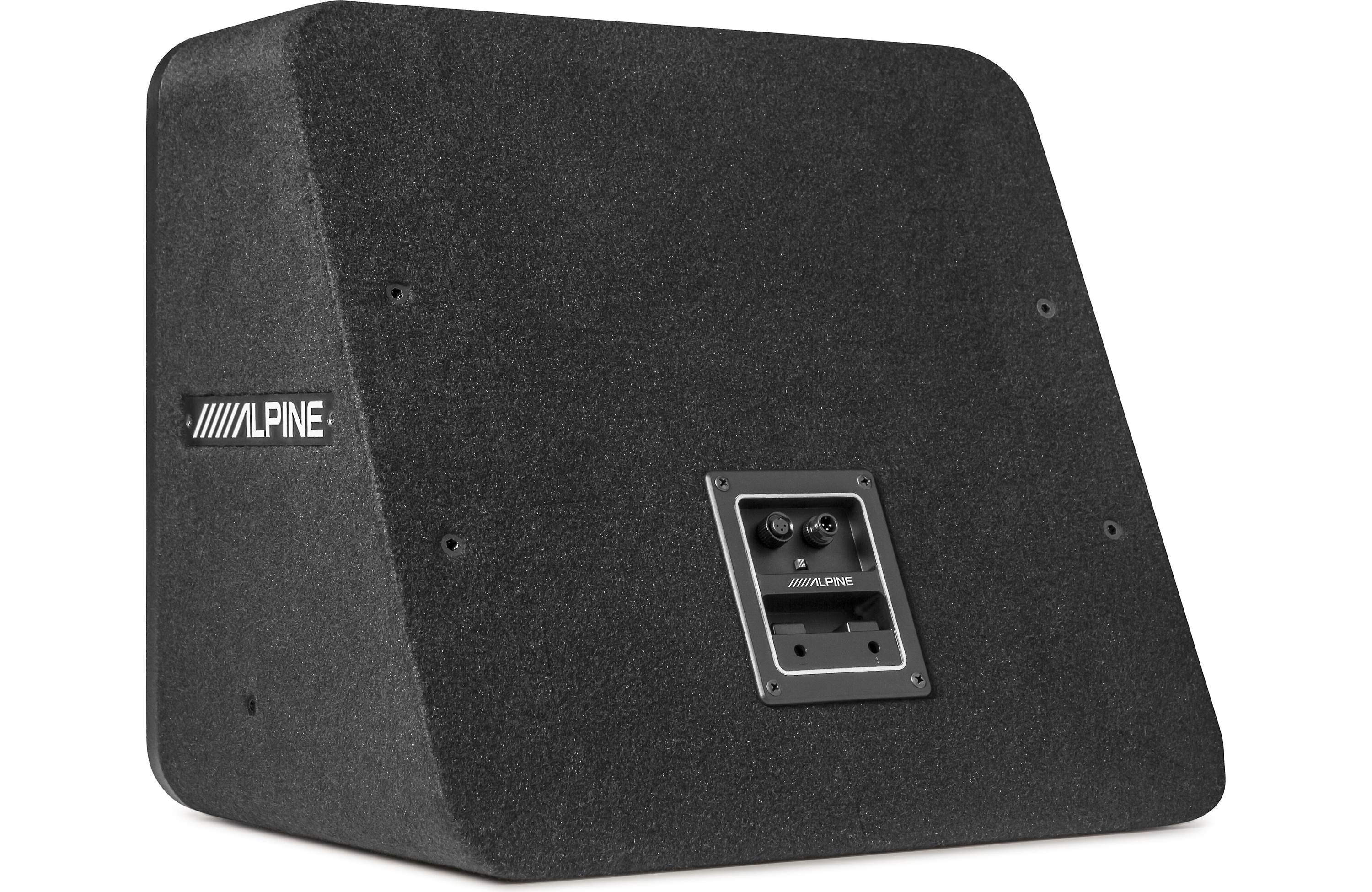 Alpine S2-SB12 PrismaLink™ S2-Series sealed subwoofer enclosure with 12" subwoofer and RGB lighting