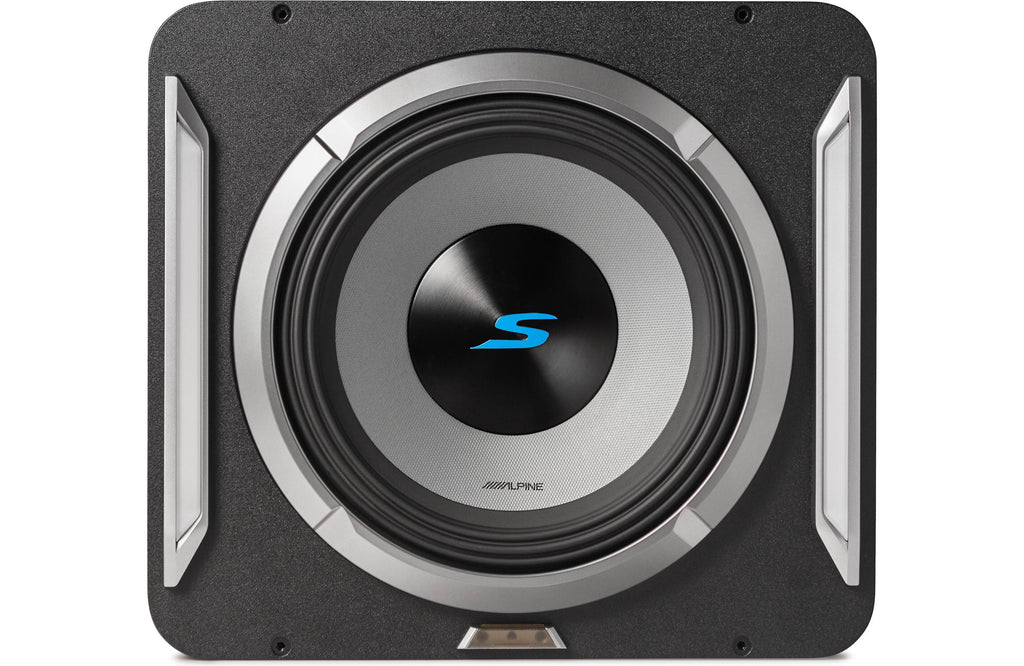 Alpine S2-SB10 PrismaLink™ S2-Series sealed subwoofer enclosure with 10" subwoofer and RGB lighting