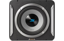 Load image into Gallery viewer, Alpine S2-SB12 PrismaLink™ S2-Series sealed subwoofer enclosure with 12" subwoofer and RGB lighting