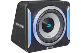 Alpine S2-SB10 PrismaLink™ S2-Series sealed subwoofer enclosure with 10