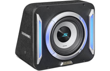 Load image into Gallery viewer, Alpine S2-SB8 PrismaLink™ S2-Series sealed subwoofer enclosure with 8" subwoofer and RGB lighting