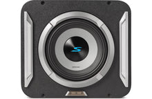 Load image into Gallery viewer, Alpine S2-SB8 PrismaLink™ S2-Series sealed subwoofer enclosure with 8" subwoofer and RGB lighting