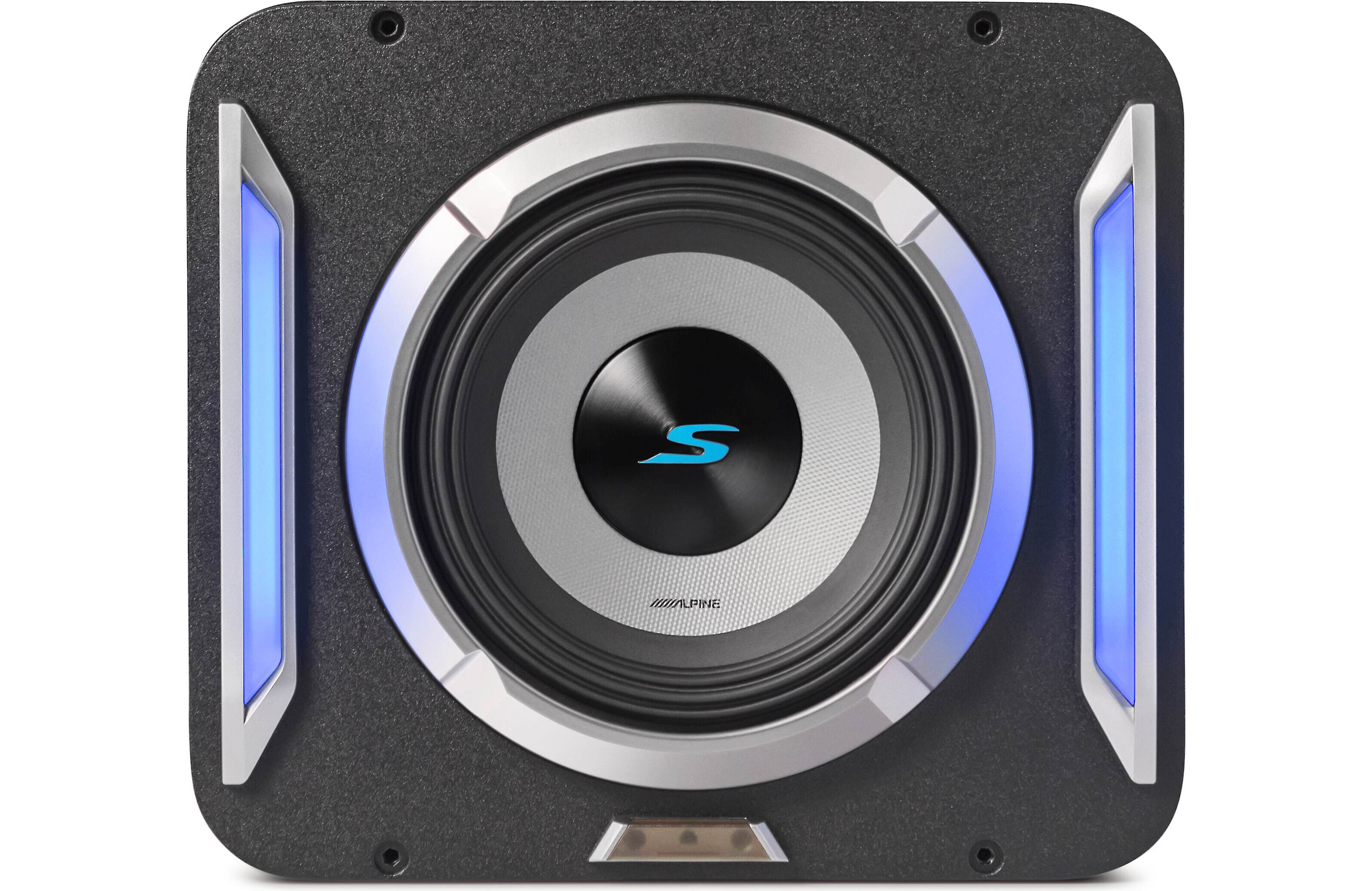 Alpine S2-SB8 PrismaLink™ S2-Series sealed subwoofer enclosure with 8" subwoofer and RGB lighting