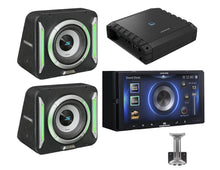 Load image into Gallery viewer, Alpine ILX-W670 Receiver, 2 S2-SB8 PrismaLink Subwoofer S2-A60M Amplifier,  KTX-LK8 Bundle
