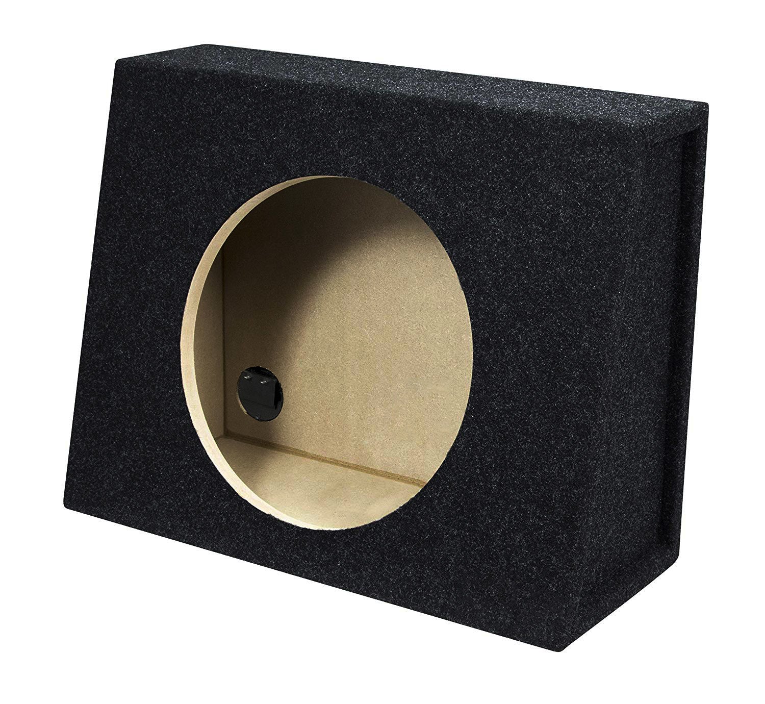 Alpine Bundle Compatible with Universal Vehicles W12D4 Single 12" Loaded Sub Box Enclosure