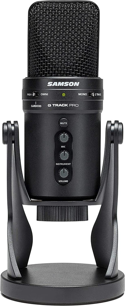 Samson SAC01UPROPK Podcast Pack w Pro USB Studio Condenser Microphone, Headphones, Case