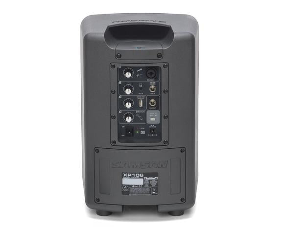 Samson SAXP106 Battery Rechargeable Portable PA System, 100 Watts with Bluetooth